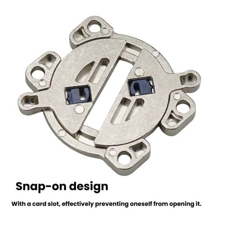 Zinc Alloy Table Top Connector Kit with Screws Heavy Duty Desk Joining Plates for Wood Panel Furniture