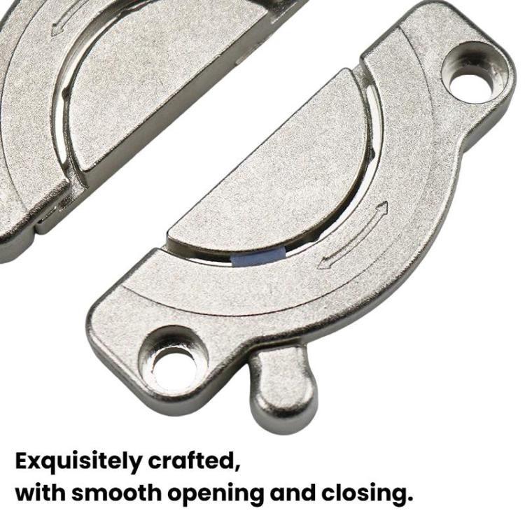 Zinc Alloy Table Top Connector Kit with Screws Heavy Duty Desk Joining Plates for Wood Panel Furniture