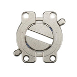 Zinc Alloy Table Top Connector Kit with Screws Heavy Duty Desk Joining Plates for Wood Panel Furniture