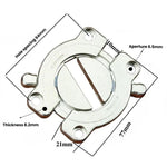Zinc Alloy Table Top Connector Kit with Screws Heavy Duty Desk Joining Plates for Wood Panel Furniture