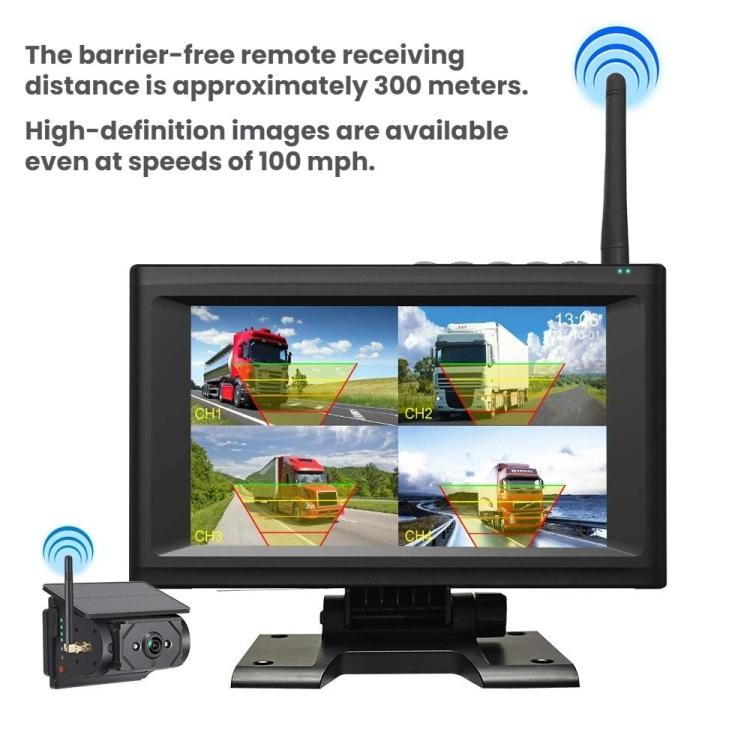 Car Wireless Magnetic Solar-Powered High-Definition Camera Dashcam