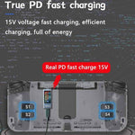 For Nintendo Switch 6-Axis Motion Sensor Controller Direct-Insert Hall Effect Joysticks With RGB Lighting