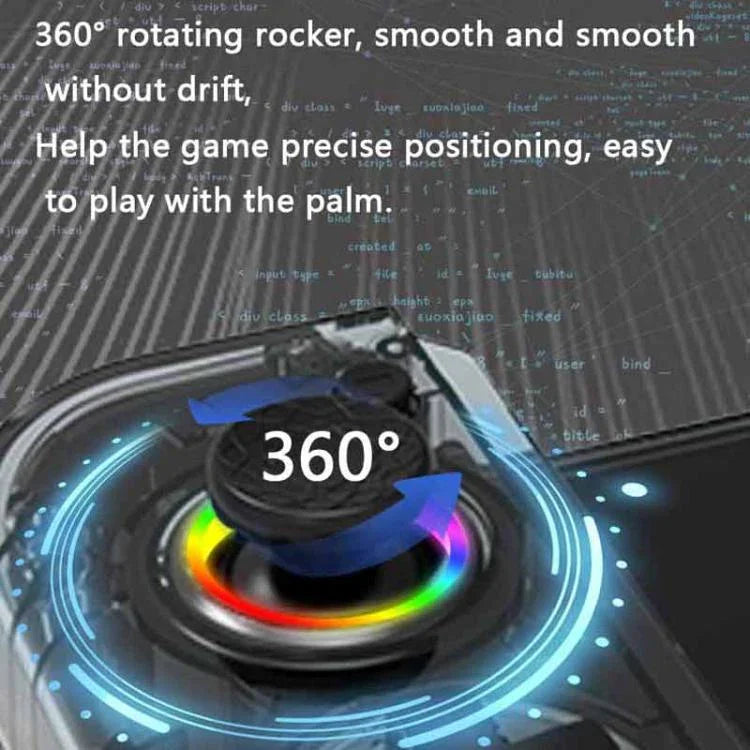 For Nintendo Switch 6-Axis Motion Sensor Controller Direct-Insert Hall Effect Joysticks With RGB Lighting