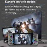 For Nintendo Switch 6-Axis Motion Sensor Controller Direct-Insert Hall Effect Joysticks With RGB Lighting