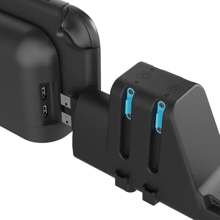 ipega 10-in-1 Charging Dock for Nintendo Switch 2 / Switch Joy-Con & Switch 2 Pro Controllers USB Plug Version, PG-SW2187