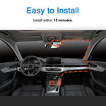 4K Smartphone Connected WiFi High-Definition Dual-Recording Car Dash Cam, Front+Inside, Front+Inside+GPS Track, Front+Rear, Front+Rear+GPS Track