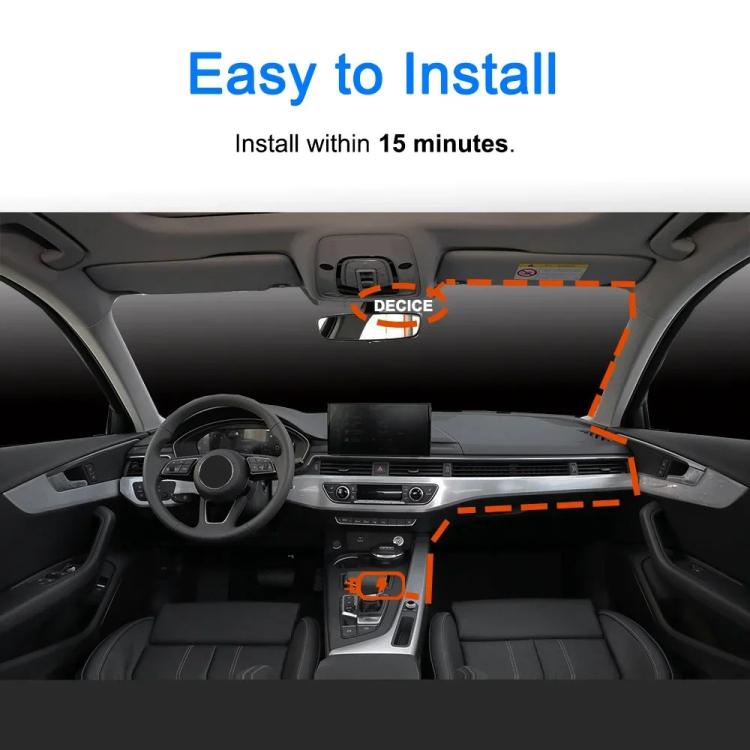 4K Smartphone Connected WiFi High-Definition Dual-Recording Car Dash Cam, Front+Inside, Front+Inside+GPS Track, Front+Rear, Front+Rear+GPS Track