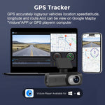 4K Dual Recording WiFi Smartphone Connected Car Dash Cam, Front+Rear, Front+Rear+GPS Track, Front+Inside, Front+Inside+GPS Track