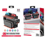 ipega 6-in-1 Multi-Function Charging Dock & Storage Stand for Nintendo Switch 2 / Switch Joy-Con with 14 Game Card Slots & 16-grid Game Case, 6-in-1