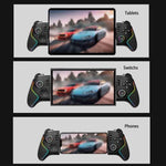 Ipega PG-9122 Stretchable Gaming Controller With Hall Effect Joysticks & 6-Axis Gyro For Android/IOS Phones/Tablets, PS4/PS3, Switch, PC Windows