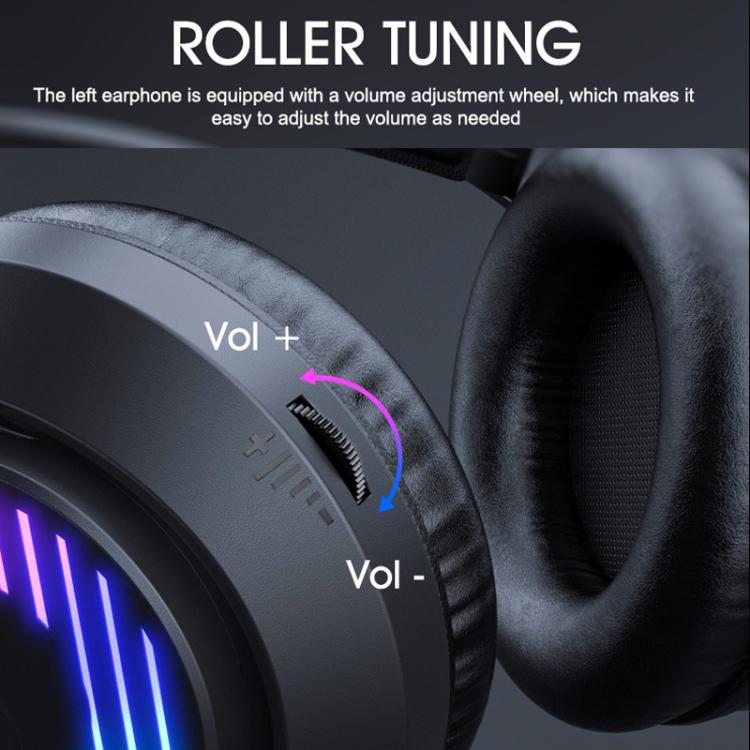 Heavy Bass 3.5 Channel Headset PC Gaming Headset 1.5m Wired Gaming Headphone, iMICE HD-410