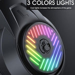 Heavy Bass 3.5 Channel Headset PC Gaming Headset 1.5m Wired Gaming Headphone, iMICE HD-410