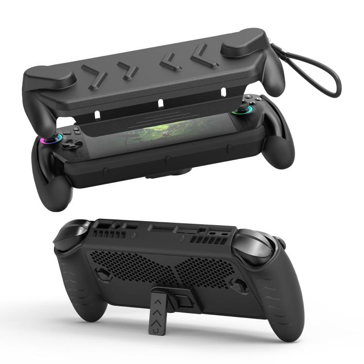 For ASUS ROG Xbox Ally / Ally X Console JYS Full-Cover Case TPU Base & Hard ABS Top Shell with Kickstand, Full-Cover Case