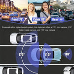 3.16-inch HD 1080P Infrared Night Vision Car DVR, Front + Interior (No Wi-Fi), Front + Interior + Rear (No Wi-Fi), Front + Interior + Wi-Fi Connectivity, Front + Interior + Rear + Wi-Fi Connectivity
