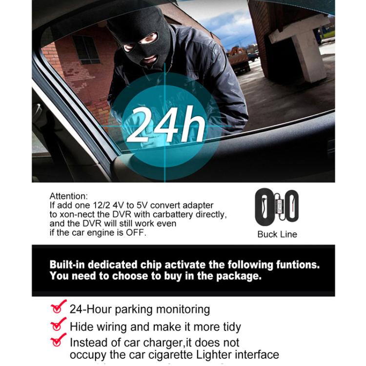 3.16-inch HD 1080P Infrared Night Vision Car DVR, Front + Interior (No Wi-Fi), Front + Interior + Rear (No Wi-Fi), Front + Interior + Wi-Fi Connectivity, Front + Interior + Rear + Wi-Fi Connectivity