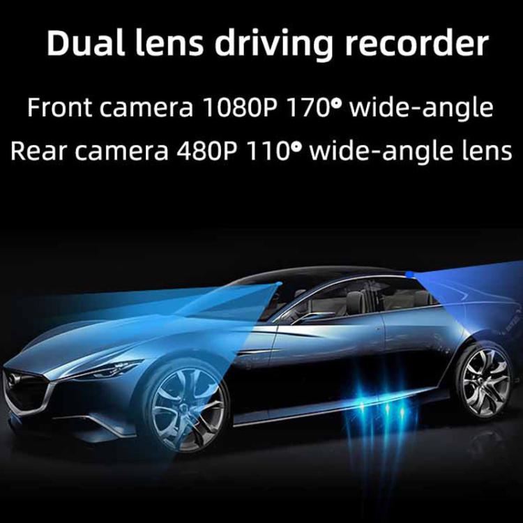 M68 1080P HD Night Vision Screenless Dash Camera 24-Hour Parking Monitoring Recorder, Front  + WIFI, Front + Rear  + WIFI