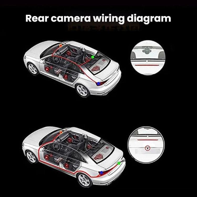 M68 1080P HD Night Vision Screenless Dash Camera 24-Hour Parking Monitoring Recorder, Front  + WIFI, Front + Rear  + WIFI