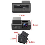 M68 1080P HD Night Vision Screenless Dash Camera 24-Hour Parking Monitoring Recorder, Front  + WIFI, Front + Rear  + WIFI