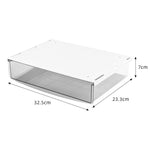 Hidden Under-Desk Drawer Storage Box Drill-Free Organizer Box, Transparent White Small, Transparent Black Small, Matte Black Medium, Matte Transparent Medium, Transparent Black Large, Transparent White Large, Matte White Large, Matte Black Large       ...