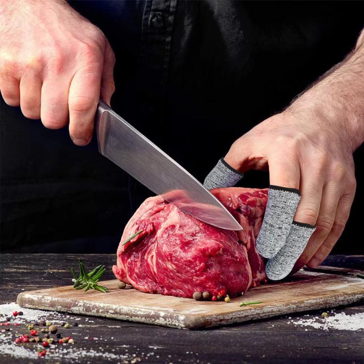 15 Needle Anti-Cut Finger Gloves Engraving Anti-Cut Protective Finger Gloves, 10pcs