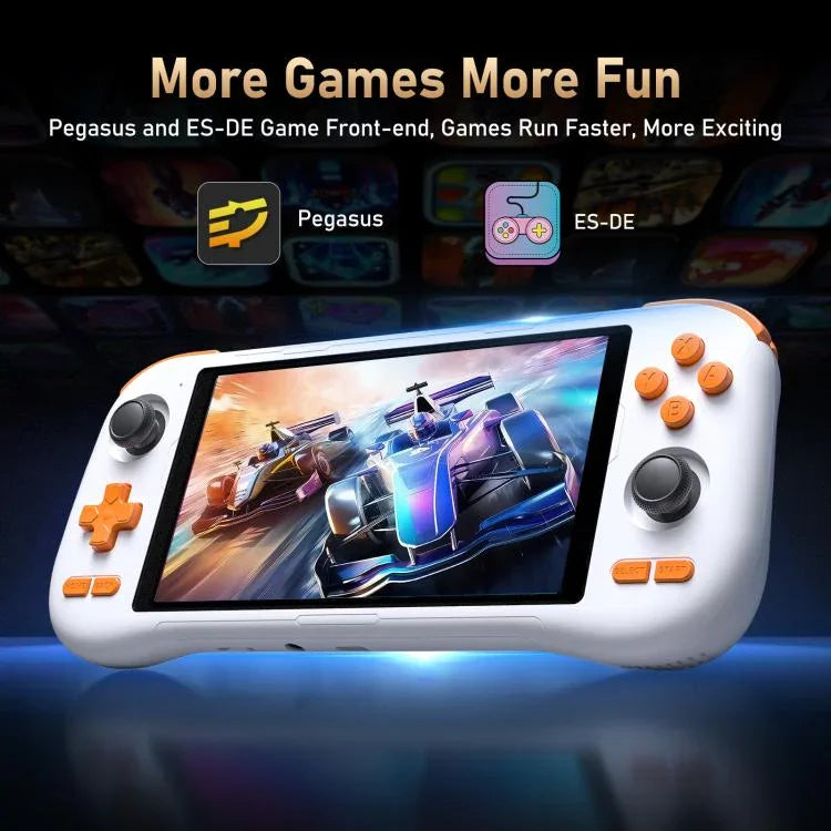 K56 Retro Game Console With 5.5-Inch Touchscreen Android 14 OS, ES-DE Frontend For Faster Gameplay, Without Game Card, 6+128G