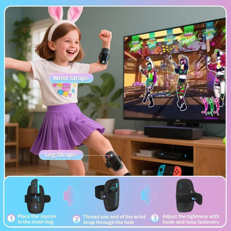 STARTRC GAMES Gamepad Sport Set Fencing Tennis Racket Racing Steering Wheel, For Nintendo Switch 2 14 In 1