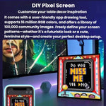 Cadre photo réveil dynamique à écran Smart Pixel DIY avec buzzer, Divoom 16 x 16, Divoom 64 x 64