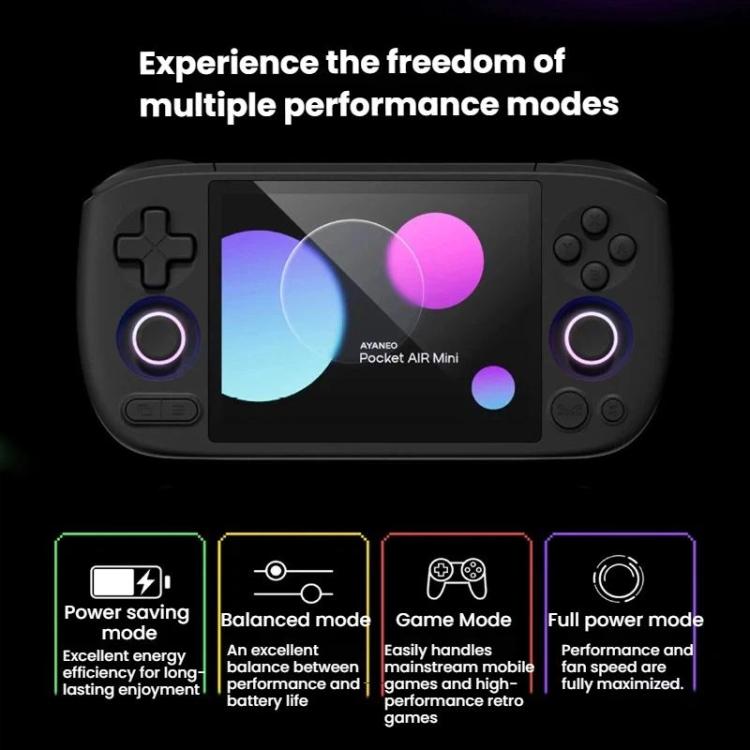 AYANEO Pocket AIR Mini 4.2 Inch 60Hz LCD Screen Android 11 Handheld Game Console Hall Effect Joystick Game Player, White 2G+32G, Black 2G+32G, Retro 3G+64G, White 3G+64G, Black 3G+64G