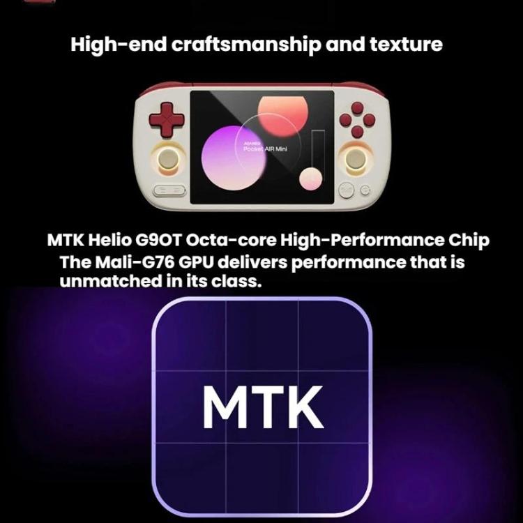 AYANEO Pocket AIR Mini 4.2 Inch 60Hz LCD Screen Android 11 Handheld Game Console Hall Effect Joystick Game Player, White 2G+32G, Black 2G+32G, Retro 3G+64G, White 3G+64G, Black 3G+64G