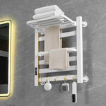 Smart Touchscreen Display Electric Heated Towel Rack Bathroom Drying Rack, Large Platinum Right Wiring, Large Platinum Left Wiring, Large White Right Wiring, Large White Left Wiring, Large Black Right Wiring, Large Black Left Wiring                    ...