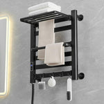 Smart Touchscreen Display Electric Heated Towel Rack Bathroom Drying Rack, Large Platinum Right Wiring, Large Platinum Left Wiring, Large White Right Wiring, Large White Left Wiring, Large Black Right Wiring, Large Black Left Wiring                    ...