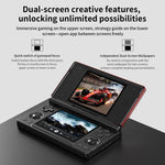 ANBERNIC RG DS Flip Dual-Screen Handheld Game Console 4-Inch IPS Touchscreen AI Gaming Device 3+32G