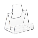 Acrylic Book & Brochure Display Stand For Office, Home, Restaurant, Single, Double