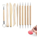 10-Piece Pottery Tool Set Clay Sculpting Carving Kit for Beginners - DIY Ceramic Clay Art Supplies