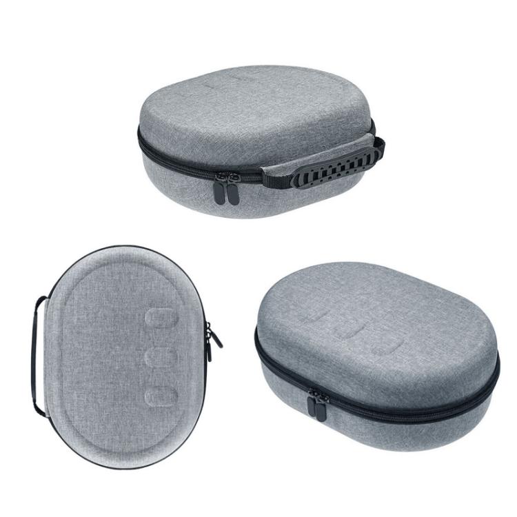 For Meta Quest 3 VR Headset Carrying Case EVA Hard Shell Protective Bag, Bag(Gray)