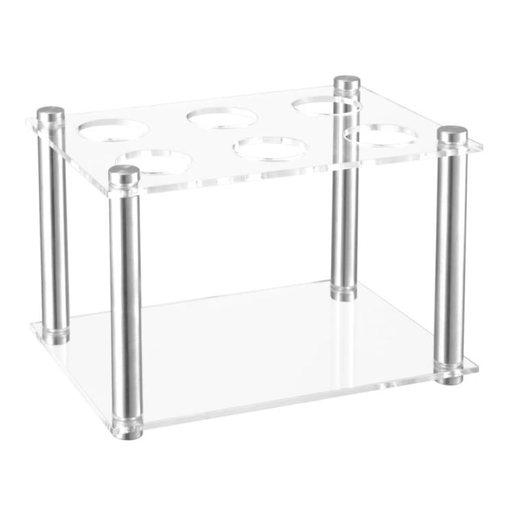 6-Slot Acrylic Spice Box Square Storage Rack For Cirkul, YX212