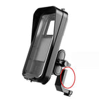 Waterproof Navigation Phone Holder For Motorcycles And Bicycles, Handlebar Charging, Handlebar Standard, Rearview Mirror Charging, Rearview Mirror Standard