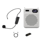 DIYO-1125 Multifunctional Outdoor High-Volume Microphone With Battery Display Teacher Classroom Voice Amplifier, Wireless Single Mic White, Wireless Single Mic Black, Wireless Single Headwear White, Wireless Single Headwear Black, Wireless Dual Mic Whi...