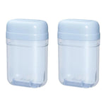2pcs Sealed Soap Box With Lid Drainage Portable Storage Container