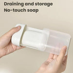 2pcs Sealed Soap Box With Lid Drainage Portable Storage Container