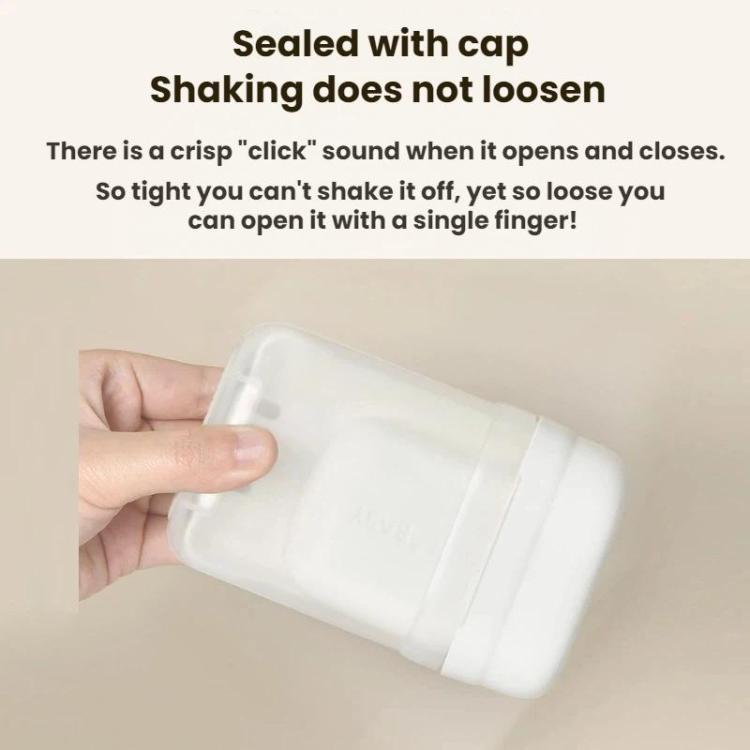 2pcs Sealed Soap Box With Lid Drainage Portable Storage Container