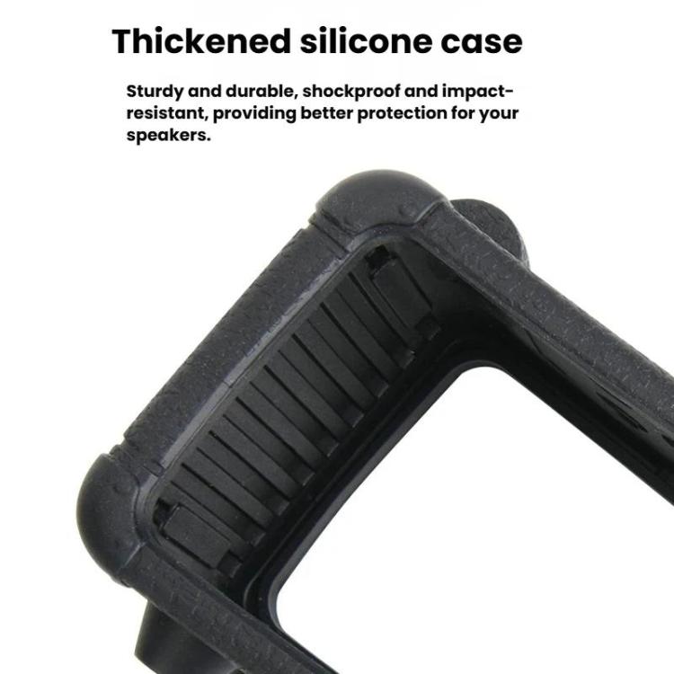 For Marshall Emberton III Case Silicone Protective Cover Portable Replacement Shell with Adjustable Shoulder Strap