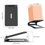 KXD251022 Desktop Metal Angled Speaker Stand For 3-6 Inch Speakers, KXD251022