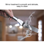 Stainless Steel Cream Spatula Stainless Steel Bell Knife Cake Spatula Baking Scraper Baking Tools