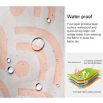 Geometric Shower Curtain Waterproof Bath Bathroom Curtain, With 200 x Height 200cm, With 100 x Height 200cm, With 120 x Height 200cm, With 150 x Height 200cm, With 220 x Height 200cm, With 260 x Height 200cm, With 280 x Height 200cm                    ...