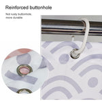 Geometric Shower Curtain Waterproof Bath Bathroom Curtain, With 200 x Height 200cm, With 100 x Height 200cm, With 120 x Height 200cm, With 150 x Height 200cm, With 220 x Height 200cm, With 260 x Height 200cm, With 280 x Height 200cm                    ...