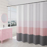 Geometric Shower Curtain Waterproof Bath Bathroom Curtain, With 200 x Height 200cm, With 100 x Height 200cm, With 120 x Height 200cm, With 150 x Height 200cm, With 220 x Height 200cm, With 260 x Height 200cm, With 280 x Height 200cm                    ...