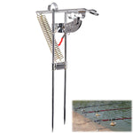 Double Spring Metal Fully Automatic Pole Lifting Bracket Stainless Steel Fishing Rod Pole Lifter