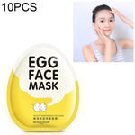 10 PCS Egg Facial Mask Smooth Moisturizing Face Mask Oil Control Shrink Pores Whitening Brighten Mask Skin Care