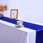 Satin Tablecloth Table Decoration for Home Party Wedding Christmas Decoration, 30X275CM